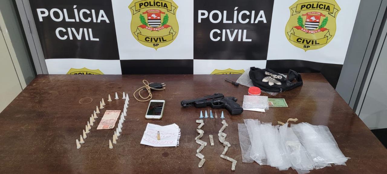 Foto 3 de 3 — Polícia Civil de Américo realiza operação contra o tráfico de drogas